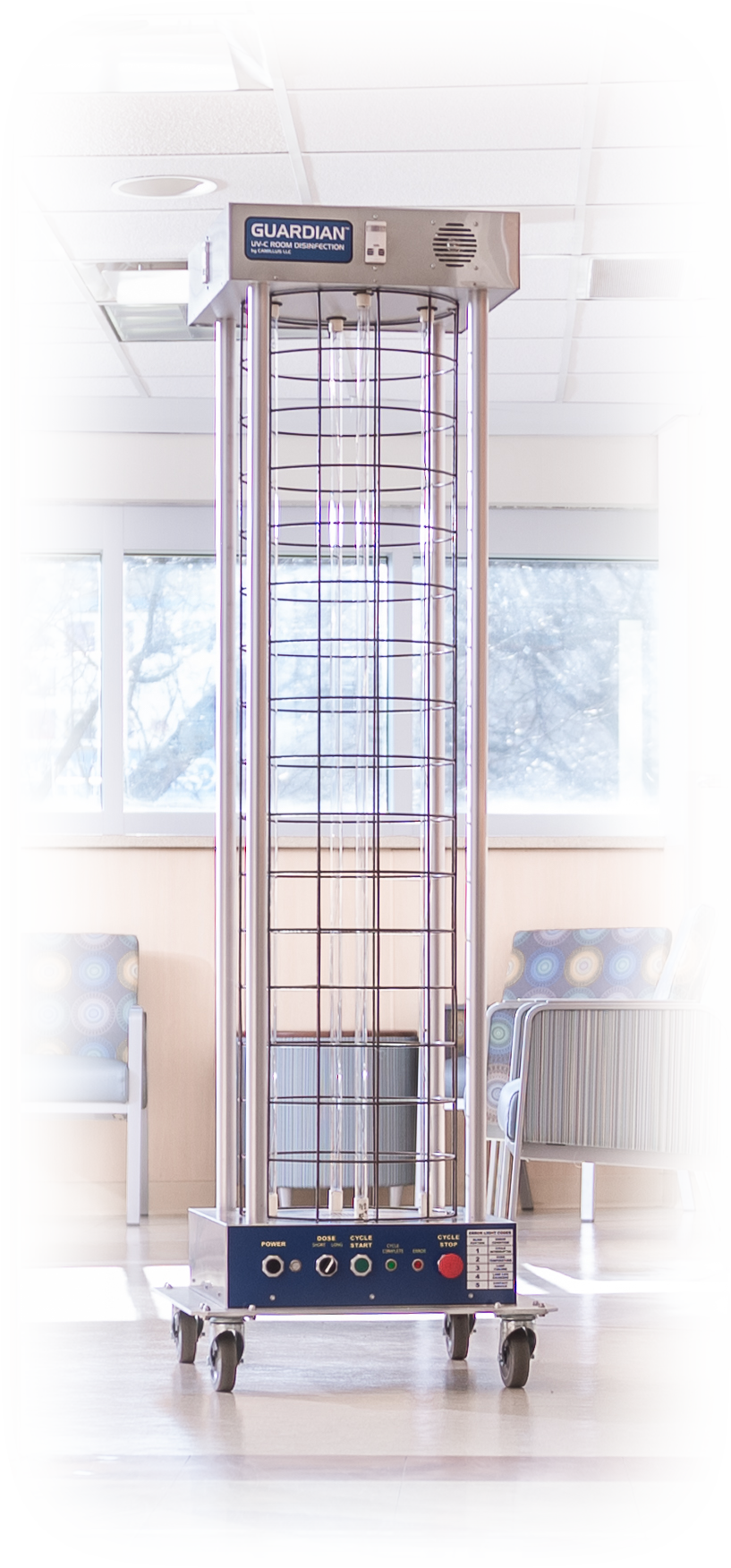 The Guardian - Surgical Grade UV-C Room and Surface Disinfection